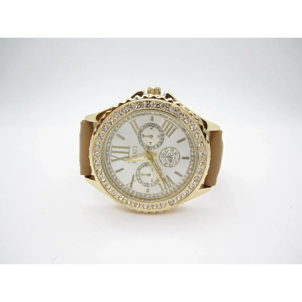 Women's XOXO Quartz WR Analog 43mm Dial Causal Round‎ Watch (F231)